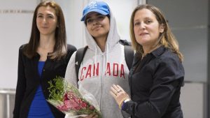 canada welcomes rahaf al qunun