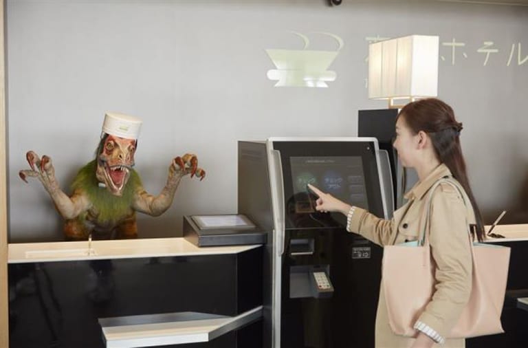 Hotel fires robotic staff