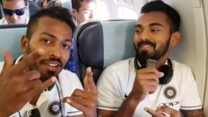 rahul hardik pandya suspended