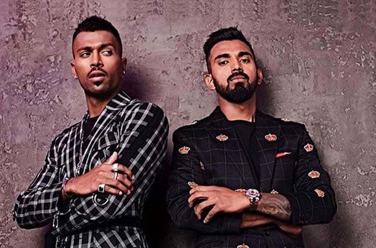 rahul hardik pandya suspended