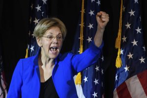Trump may not even be a free person says warren