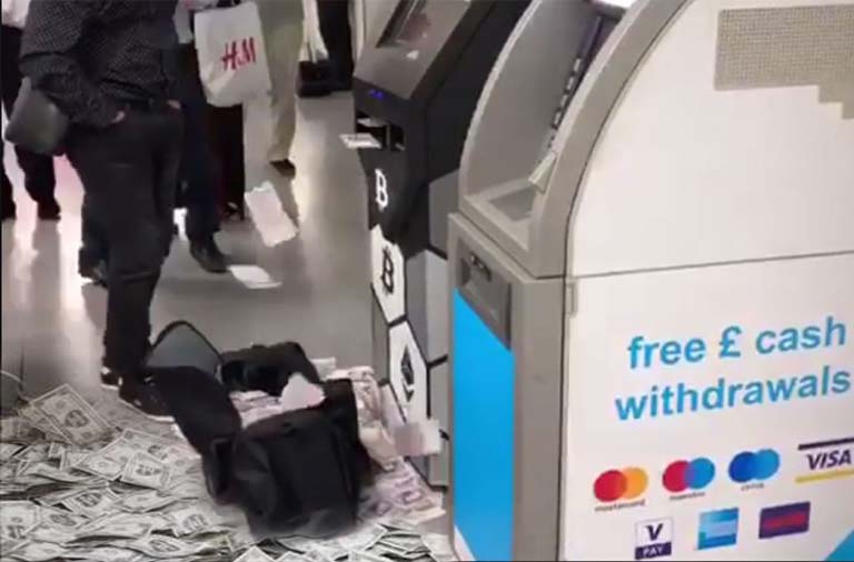 atm spitting out cash